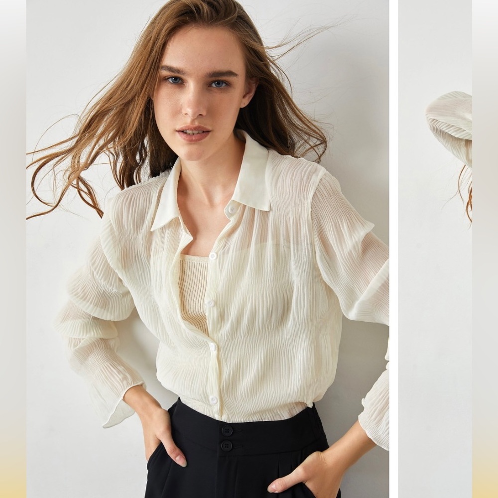 V-neck shirt